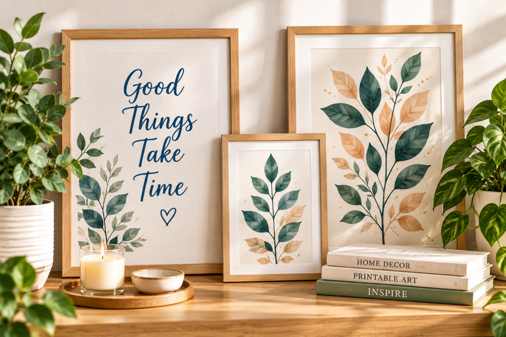good things take time display