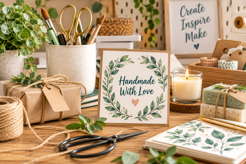 handmade with love crafting corner